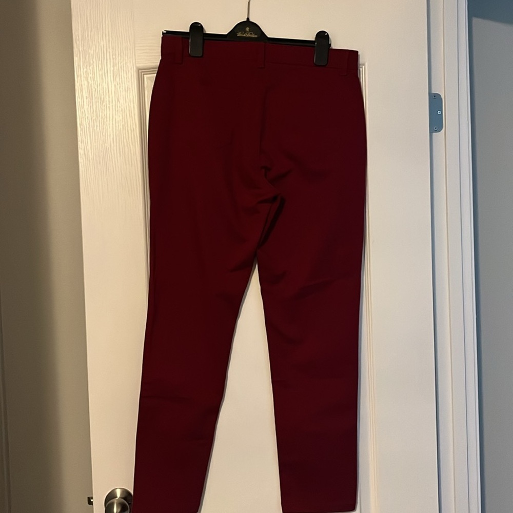 Women’s burgundy brooks brothers pants - Picture 3 of 6